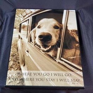 Inspirational Dog Plaque